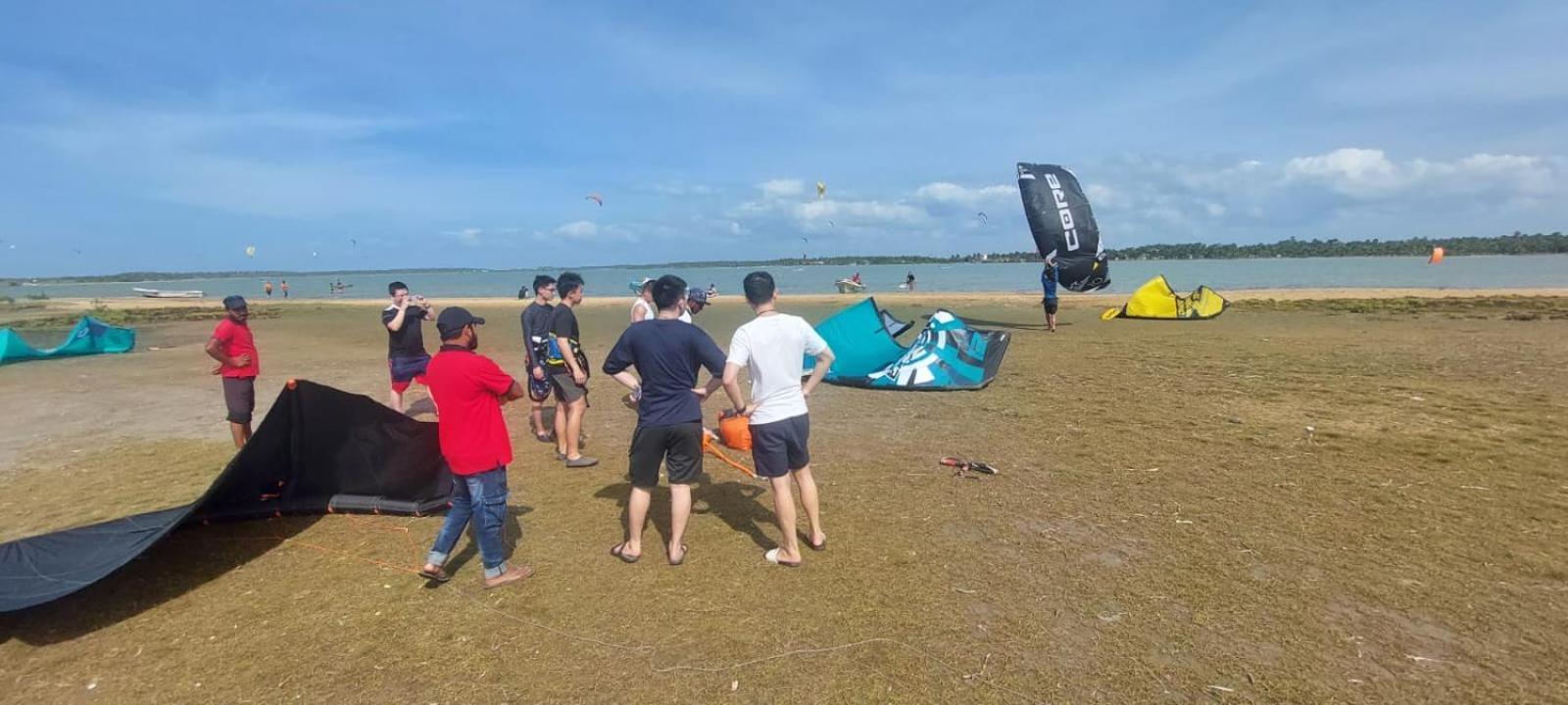 Blue Waves Kite Surfing Beach Resort Kalpitiya Eksteriør bilde